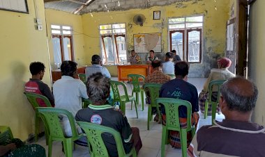 Cegah Tindak Pidana Perdagangan Orang, Polsek Rote Timur Berikan Sosialisasi Kepada Masyarakat