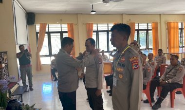 Kapolres Rote Ndao Pimpin Lat Pra Ops Bina Karuna Turangga 2023