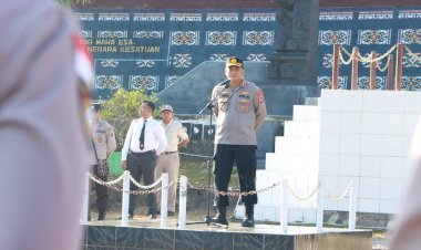 Cegah Karhutlah, Polres Rote Ndao Gelar Operasi Bina Karuna Turangga 2023