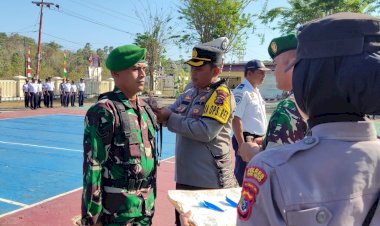 Tandai Berlakunya Operasi Zebra Turangga 2023, Polres Rote Ndao Laksanakan Apel Gelar Pasukan