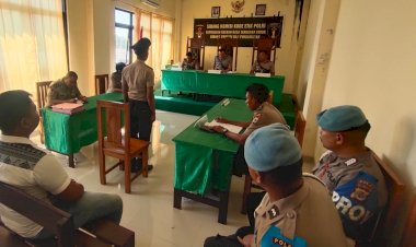 Sidang Etik Digelar, Berhentikan Bripka SF Tidak Dengan Hormat Sebagai Anggota Polri Atas Pelanggaran Yang Dilakukannya