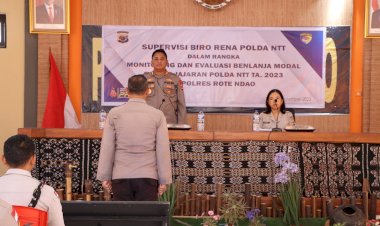Supervisi Biro Rena Polda NTT, Kapolres Paparkan Progres Proyek Pembangunan Gedung Yanlik