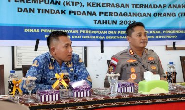 Jadi Pemateri, Kapolres Rote Ndao Hadir Jelaskan Tentang KDRT dan TPPO
