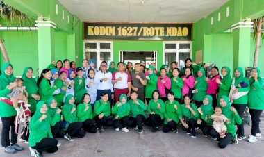 Jelang HUT TNI ke-78, TNI – Polri di Ujung NKRI Gelar Olahraga Bersama Guna Perkuat Sinergitas dan Mempererat Tali Silaturahmi