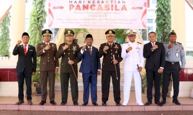 Bersama Forkopimda, Kapolres Rote Ndao Hadiri Upacara Hari Kesaktian Pancasila