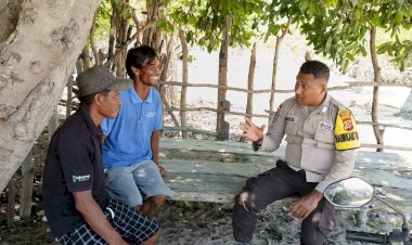 Sambangi Warga Binaan, Bhabinkamtibmas Desa Pukuafu Berikan Himbauan Kamtibmas dan Edukasi TPPO