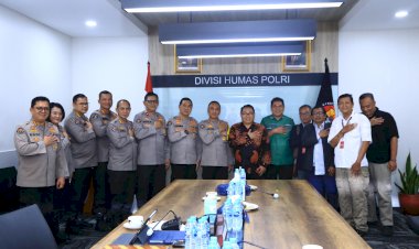 Humas Polri dan SMSI Perkuat Kolaborasi Wujudkan Pemilu Damai
