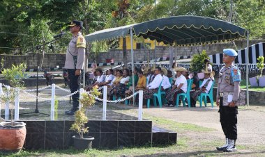 Wakapolres Tutup Secara Resmi Pelatihan Gada Pratama Satpam Gelombang XVIII Tahun 2023 Polres Rote Ndao