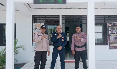 Sukseskan Pemilu Serentak Tahun 2024, Personel Polres Rote Ndao Ditempatkan di Kantor KPUD, Bawaslu dan Gudang Logistik