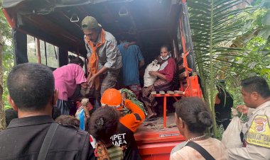 Polda NTT Bergerak Cepat: Evakuasi Korban Erupsi Gunung Lewotobi di Lewodulen
