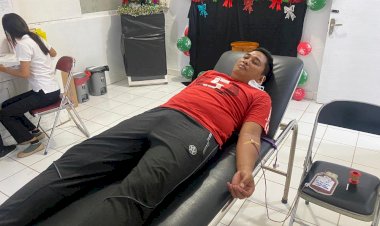 Jiwa Sosial Kapolres Rote Ndao, Donorkan Darah Usai Mendapat Info Pasien Kritis