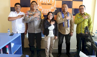 Hadir Sebagai Nara Sumber Talk Show RRI, Kapolres Tegas Akan Menindak Pelaku Kekerasan Seksual Kepada Anak