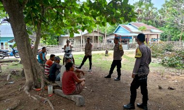 Patroli Kegiatan Kepolisian Rutin Yang Ditingkatkan (KRYD) Polsek Rote Barat Daya, Ciptakan Kamtibmas Yang Aman dan Kondusif