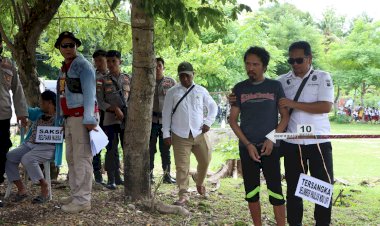 Rekonstruksi Pembunuhan Sadis Oleh Adik Kepada Kakak Kandung, 20 Adegan Diperagakan