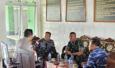 Kolaborasi dan Sinergi TNI-Polri Siap Amankan Pemilu 2024, Kapolres Rote Ndao dan 3 Matra TNI “Coffe Morning” Bersama