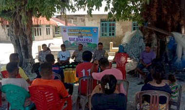 Berikan Edukasi dan Sosialisasi Kamtibmas, Satuan Binmas Polres Rote Ndao Sambangi Warga Pulau Terluar