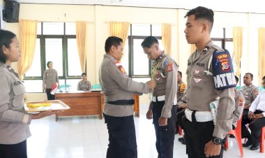 Siapkan Personel dan Samakan Persepsi Dalam Rangka Operasi Keselamatan Turangga 2024, Polres Rote Ndao Gelar Latihan Pra Operasi di Mapolres