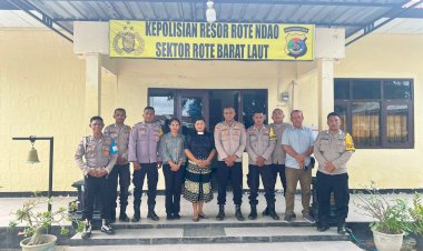 Tingkatkan Mental dan Keimanan Kepada Tuhan Yang Maha Esa, Polsek Rote Barat Laut Laksanakan Pembinaan Rohani