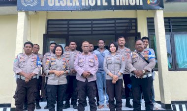 Monitoring dan Waskat, Siwas Polres Rote Ndao Laksanakan Supervisi ke Polsek Jajaran
