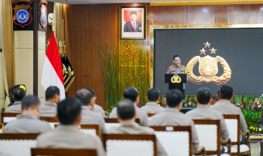 Kapolri Buka Rakernis Gabungan 5 Divisi Satker Polri