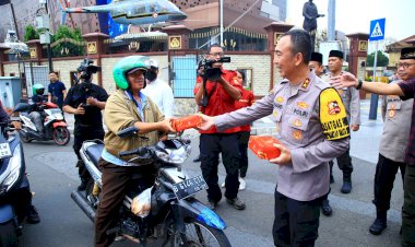 4 Jenderal Polri Kompak Bareng Polwan dan Wartawan Sebar Kebaikan di Bulan Ramadan