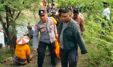 Salah Satu Warganya Dilaporkan Tenggelam dan Hilang, Polsek Rote Timur Langsung Respon Cepat