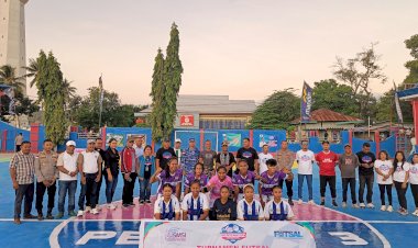 KAPOLRES ROTE NDAO HADIRI PEMBUKAAN TOURNAMENT FUTSAL BERSAMA FORKOPIMDA