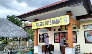 Polsek Rote Barat Disidak oleh Wakapolresrotendao