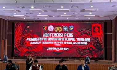 Polri Tangkap Buronan Thailand Paling Dicari