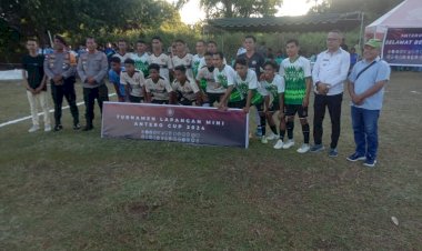 15 Personel Polres Rote Ndao Mengamankan Tournament Antero Cup V Tahun 2024