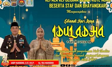 Personel Polres Rote Ndao Lakukan PAM di 8 Lokasi Pelaksanaan Shalat Idul Adha