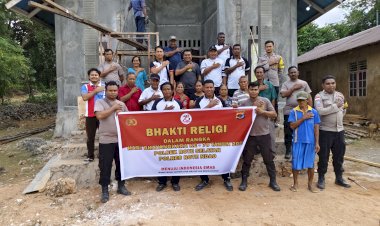 Bakti Religi Personel Polsek Rote Selatan Jelang HUT Bhayangkara Ke 78