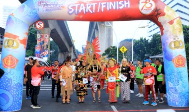 Kapolri Buka Bhyangkara Fum Walk 2024 Bersama Bergerak  Untuk Persatuan