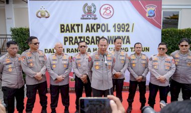 Menyongsong HUT Ke 78 Bhayangkara Akpol 1992 Pratisara  Wirya Gelar Bakti Kesehatan Di Kalsel