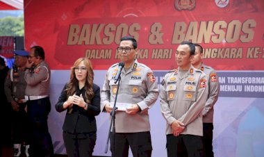 Polri Bedah Rumah Sebanyak 558 Bangunan Dalam Rangka Hari Bhayangkara Ke 78