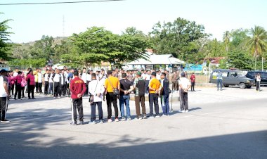 Semarakkan Hari Bhayangkara Ke-78, Polres Rote Ndao Gelar Olahraga Bersama Dengan Instansi Terkait