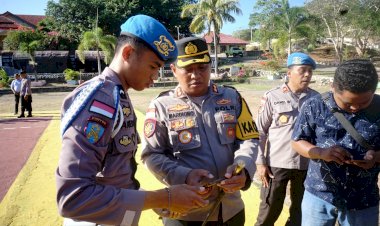Apel Pagi Polres Rote Ndao Berubah Menjadi Razia Judol