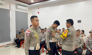 Personel Polres Rote Ndao Melaksanakan Lat Pra Operasi Patuh Turangga 2024