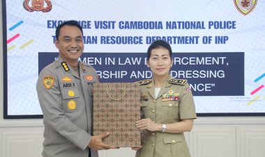 Studi Banding ke Indonesia, Kepolisian Kamboja Ingin Belajar tentang Pemberdayaan Polwan dan Pengarusutamaan Gender dari Polri