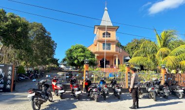 Kegiatan Kepolisian Untuk Jamin Kenyamanan Warga Di Wilkum Polsek Pantai baru