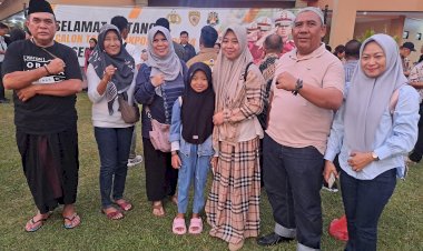 Bahagianya Keluarga Rifda,Anak Bintara Asal Kendari Lolos Seleksi Pusat Taruni Akpol 2024