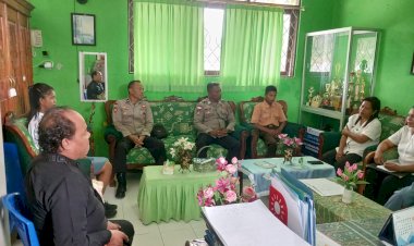Patroli Dialogis, Polsek Lobalain Sambangi SMA Kristen Metina Sampaikan Pesan Kamtibmas