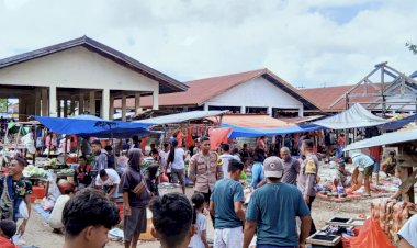 Ciptakan Rasa Aman,Personel Polsek RBD Jaga Kegiatan Masyarakat