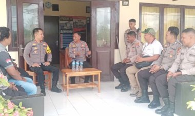 Sambangi Polsek Jajaran, Wakapolres : Tetap Berikan Pelayanan Yang Terbaik Bagi Masyarakat