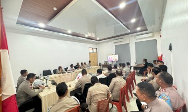 Kapolres Rote Ndao Pimpim Rakor Internal Kesiapan Operasi Mantap Praja 2024