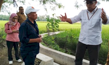 SATGASSUS PENCEGAHAN TIPIKOR PANTAU PROYEK PENINGKATAN DAN PEMELIHARAAN JARINGAN IRIGASI TERSIER DI SUMUT