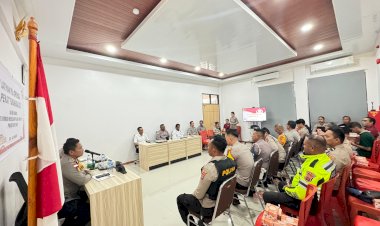 Kapolres Rote Ndao Pimpin Pelaksanaan Kegiatan  Lat Pra Ops Pekat Turangga 2024