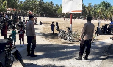 Kegiatan Cooling System Personel Polsek Rote Barat Untuk CIptakan Kamtibmas Kondusif