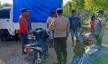 Patroli Preventif Personel Polsek Rote Barat Daya  Untuk Jaga Kamtibmas