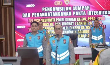 Seleksi Sespim, Alih Golongan Polri Dimulai As SDM Bersama Wujudkan BETAH
